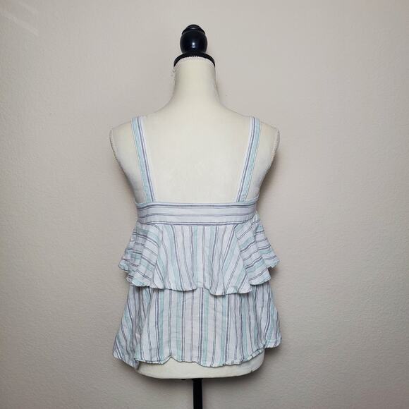 Abound Tiered Striped Top Small - Picture 3 of 7